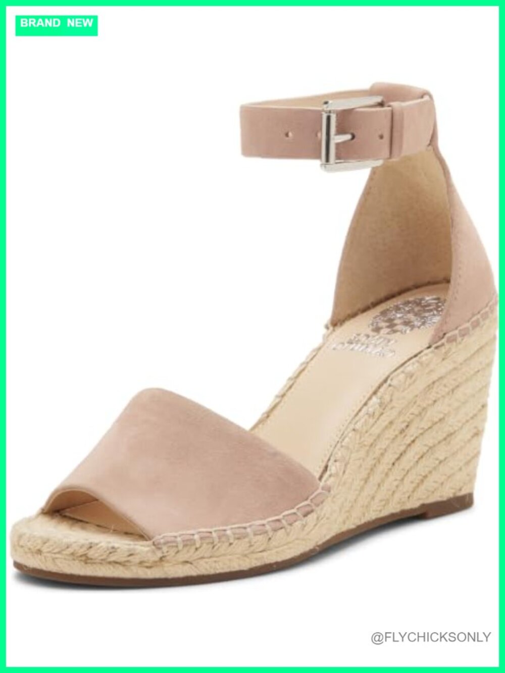 Women's Espadrille Wedge Sandals 2.75-Inch Jute Ankle Strap Casual